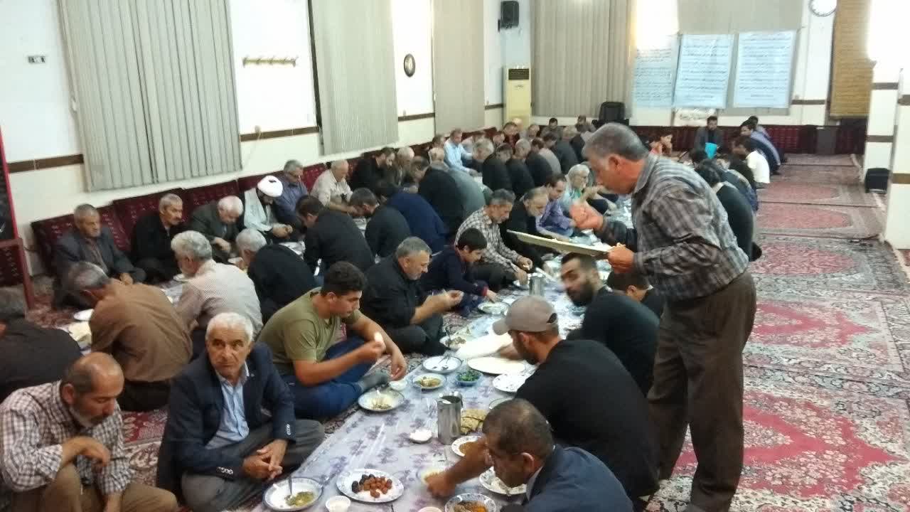 ضیافت افطاری شبهای قدر ۱۳۹۷ در مسجد جامع گیلاکجان