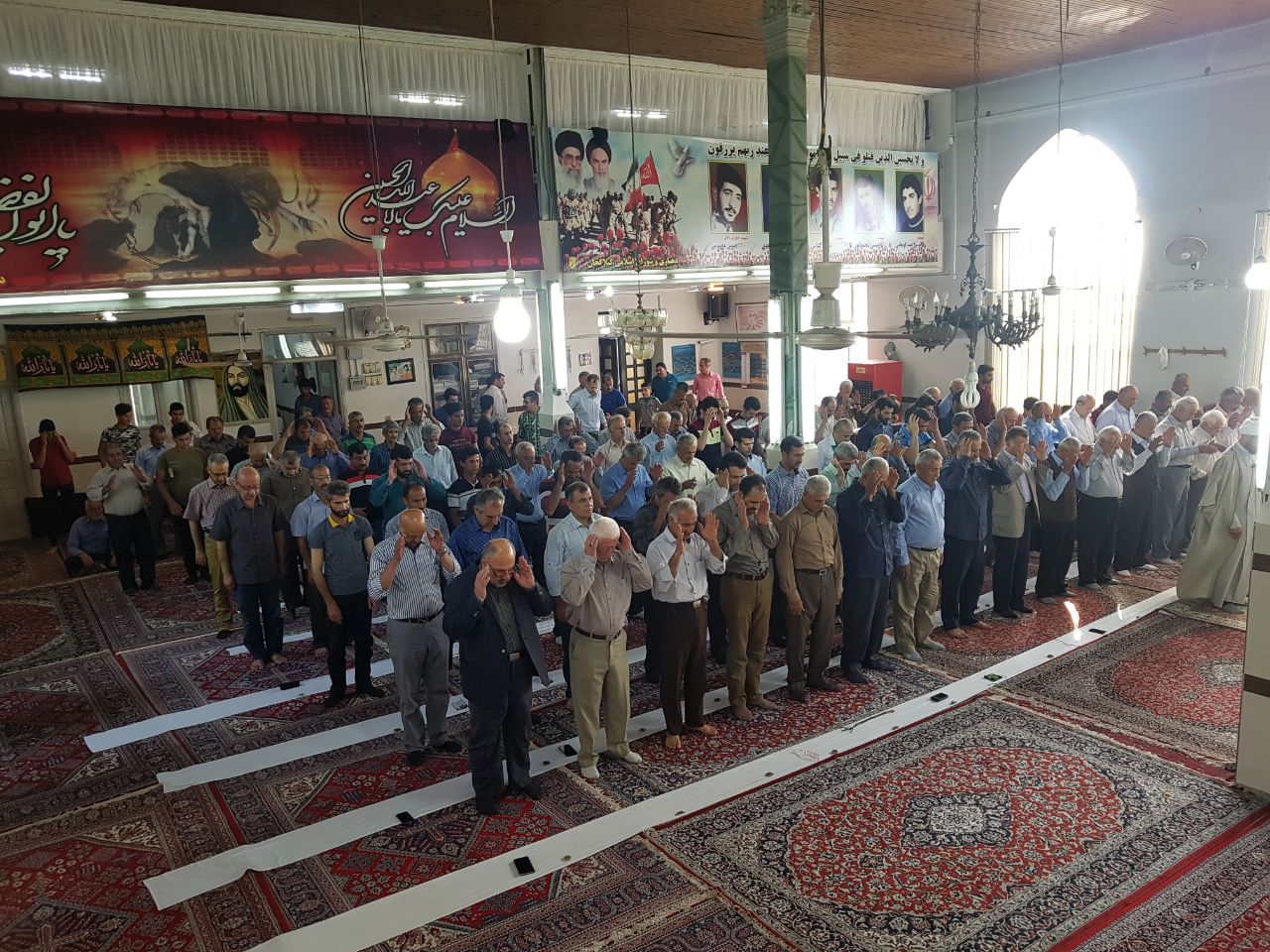برگزاری نماز باشکوه عید فطر ۱۳۹۷ در مسجد جامع گیلاکجان