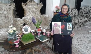 کربلائی طاهره رجبی مادر بزرگوار شهید عیسی محمدپور