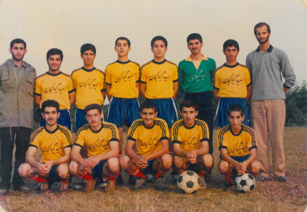 تصویری به یادماندنی از تیم فوتبال امید گیلاکجان سال ۱۳۶۳